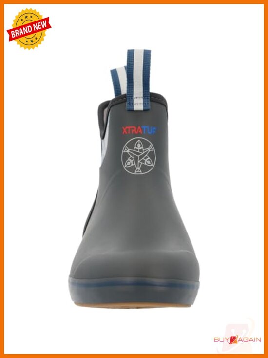 6in Ankle Rain Boot - Waterproof Pull-On Slip-Resistant Mesh Liner
